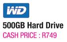 WD 500GB Hard Drive