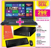 Packard Bell Dual Core Laptop Bundle