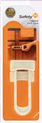 Safety 1st Cabinet Slide Lock 2 Pack White Or Grey-Each