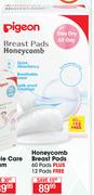 Pigeon Honeycomb Breast Pads 60 Pads Plus 12 Pads Free