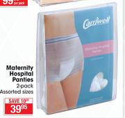 Carriwell Maternity Hospital Panties 2 Pack Assorted Sizes