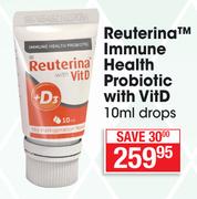 Reuterina TM Immune Health Probiotic With Vit D 10ml Drops