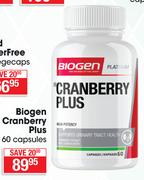 Biogen Cranberry Plus 60 Capsules