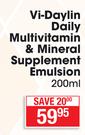 Vi-Daylin Daily Multivitamin & Mineral Supplement Emulsion-200ml