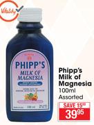 Phipp's Milk Of Magnesia Assorted-100ml