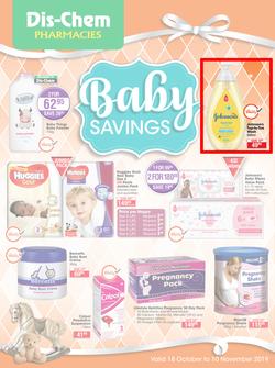 Dis-Chem : Baby Savings (18 Oct - 10 Nov 2019), page 1