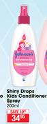 Johnson's Shiny Drops Kids Conditioner Spray-200ml