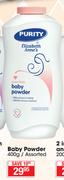 Purity Elizabeth Anne's Baby Powder Assorted-400g