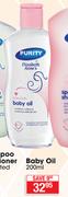 Purity Elizabeth Anne's Baby Oil-200ml