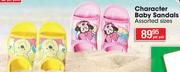 Character Baby Sandals Assorted Sizes-Per Pair