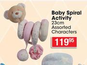 Baby Spiral Activity Assorted Characters-23cm