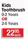 Colgate Kids Toothbrush 0-2 Years Or 2-5 Years-Each