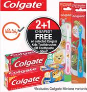 Colgate Kids Toothbrush 0-2 Years Or 2-5 Years-Each