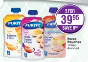 Purity Puree Pouches Assorted-5 x 110ml