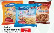 Purity Junior Instant Noodles Assorted-5.5g Each