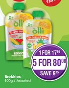 Olli Brekkies Assorted-100g