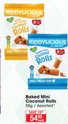 Kiddylicious Baked Mini Coconut Rolls Assorted-55g Each