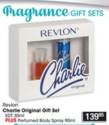 Revlon Charlie Original Gift Set EDT-30Ml Plus Perfumed Body Spray-90ml