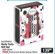 Lentheric Hoity Toity Gift Set EDP-50ml Plus Perfumed Body Spray-90ml