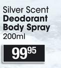 Silver Scent Deodorant Body Spray-200ml