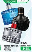 James Bond 007 EDT Assorted-75ml Each