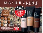 Fit Me! Matte + Poreless Foundation Assorted Shades-Each