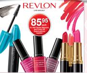 Revlon Mascara, Nail Polish Or Super Lustrous Lipstick-Each