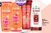 L'Oreal Elvive Shampoo Or Conditioner Assorted-2 x 400ml