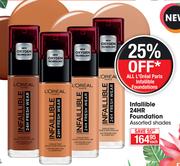 L'Oreal Paris Infallible 24HR Foundation Assorted Shades-Each