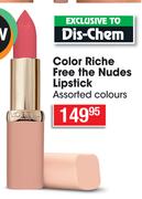 L'Oreal Color Riche Free The Nudes Lipstick Assorted Colours