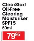 IQ Clear Soft Oil Free Clearing Moisturiser SPF15-50ml