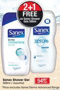 Sanex Shower Gel Assorted-500ml