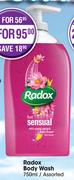 Radox Body Wash Assorted-750ml Each