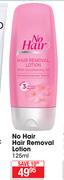 No Hair Hair Removal Lotion-125ml