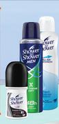 Shower To Shower Roll On Anti Perspirant For Men Or Women Assorted-50ml Each
