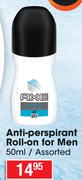 Axe Anti Perspirant Roll On For Men Assorted-50ml 