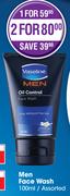 Vaseline Men Face Wash-2X100ml