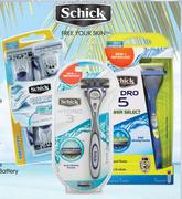 Schick Hydro 5 Power Select Kit 5-Blade Power Razor Plus Cartridge Plus 1 X AAA Battery