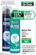 Blade Shave Gel-260ml Each