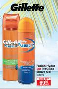 Gillette Fusion Hydra Or Proglide Shave Gel 200ml-Each