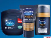 Vaseline Men Hydrate & Soothe Face Moisturizer Or Men Even Tone Serum SPF15-50ml Each