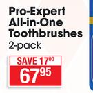 Oral-B Pro Expert All In One Toothbrushes 2 Pack