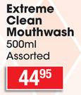 Aquafresh Extreme Clean Mouthwash Assorted-500ml