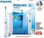 Philips SoniCare Healthy White Electric Toothbrush HX6732/42