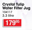 Crystal Tulip Water Filter Jug-3.3L