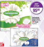 Twinsaver Toilet Rolls 2-Ply 9's Or 3-Ply 6's-For Any 2