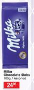 Milka Chocolate Slabs-100g