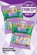 Mister Sweet Speckled Eggs-2X50g