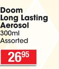 Doom Long Lasting Aerosol-300ml Each