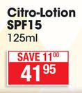 Citro-Lotion SPF15 125ml-Each